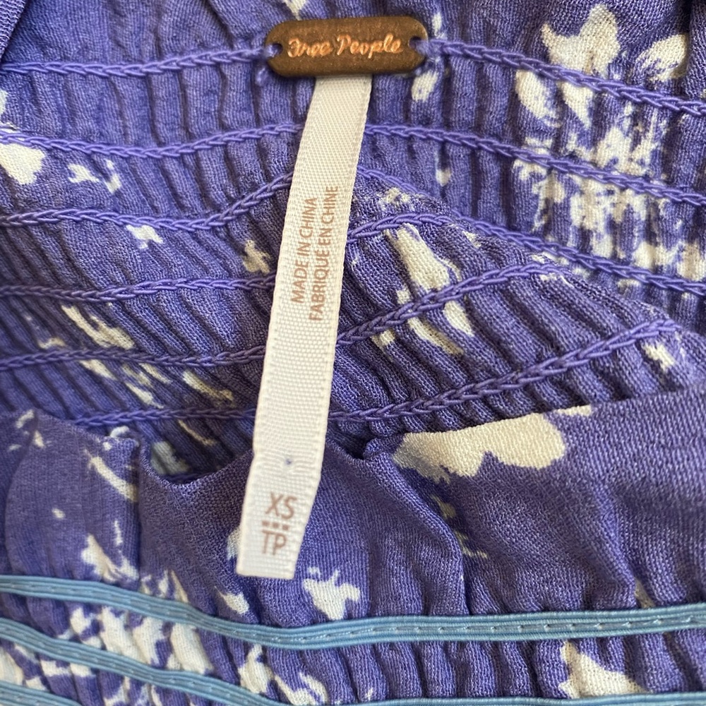 Free People Purple Floral Jumpsuit - Picture 4 of 13